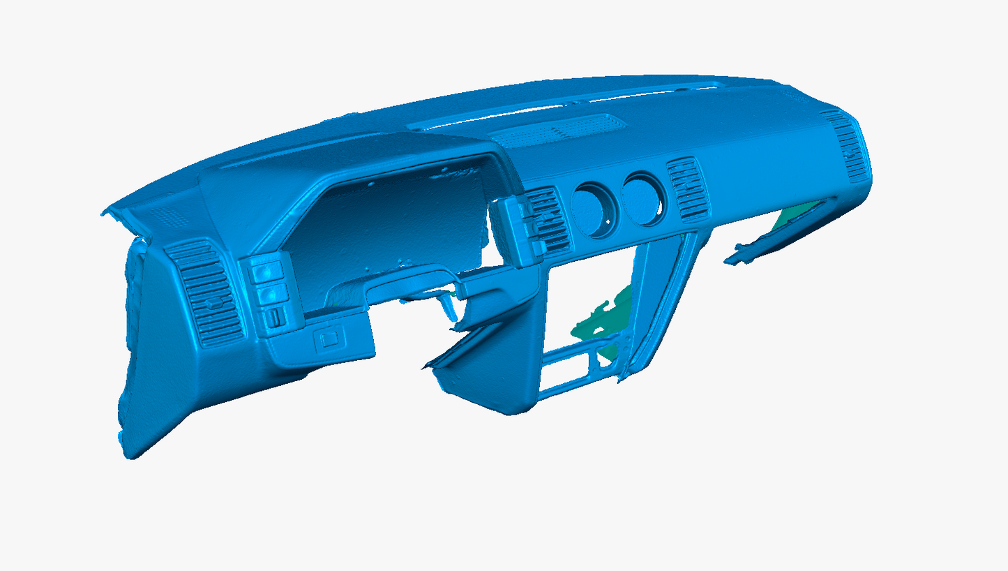 1984-89 Nissan 300ZX Z31 Dashboard 3D Scan STL