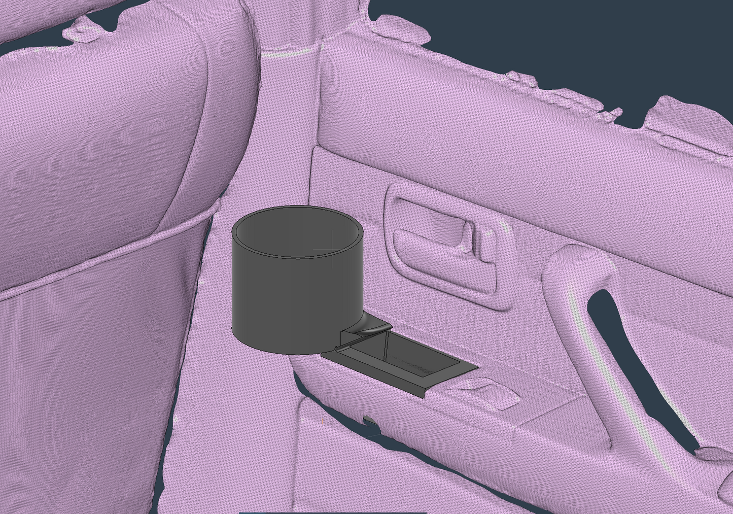 Toyota 80 Series Land Cruiser / Lexus LX450 Rear Passenger Cup Holder