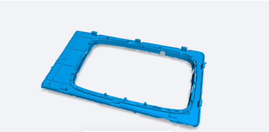 1986-89 Nissan 300ZX Manual Shifter Trim Bezel 3D Scan Mesh
